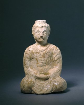 图片[1]-Celadon Zen Buddha-China Archive